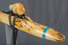 Yellow Cedar Burl Native American Flute, Minor, Mid G-4, #K29A (12)